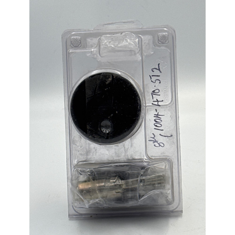 Kwikset Round Black Single Cylinder Deadbolt Lock Set 1004-470-512 no box